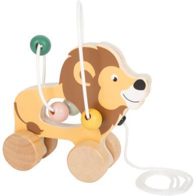 small foot ® Lion tahací hračka s motorickou smyčkou