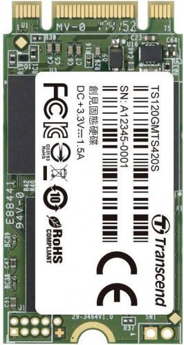 Interní SSD disk SATA M.2 2242 120 GB Transcend 420S Retail TS120GMTS420S M.2 SATA 6 Gb/s
