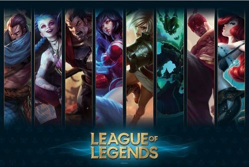 ABY STYLE Plakát, Obraz - League of Legends - Champions, (91.5 x 61 cm)