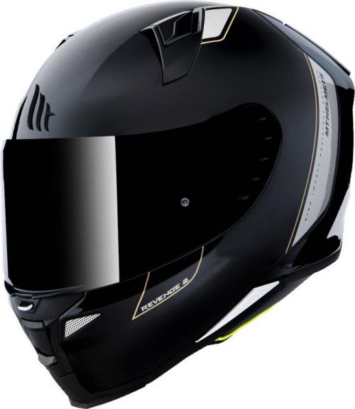 MT Helmets Integrální přilba na motorku Revenge 2 Solid černá lesklá + sleva 300,- na příslušenství