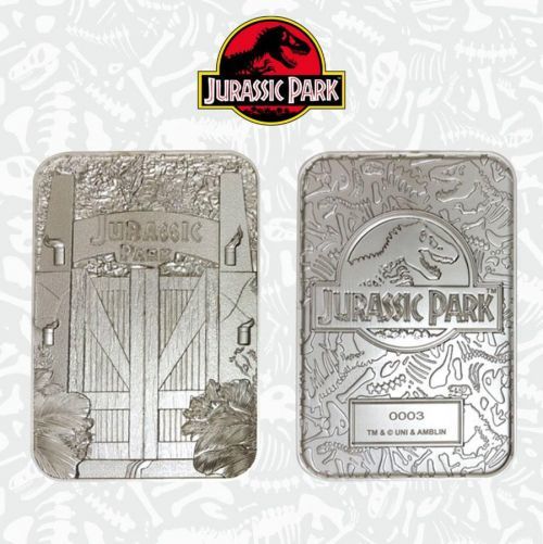 FaNaTtik | Jurassic Park - Card Metal Entrance Gates - postříbřeno