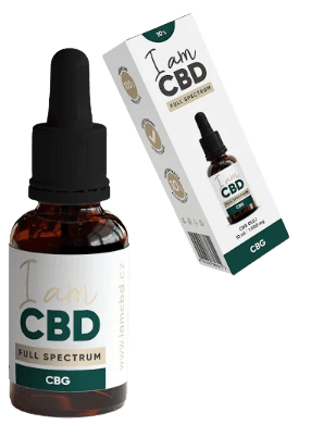 I am CBD Full Spectrum CBG konopný olej 10% 10ml