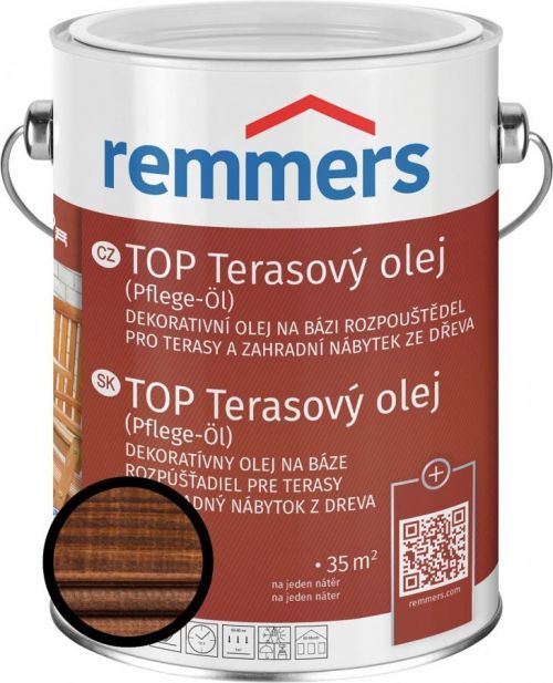 Olej terasový Remmers TOP palisandr, 2,5 l