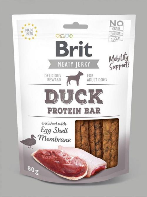 Brit Jerky Duck Protein Bar 12x 80g