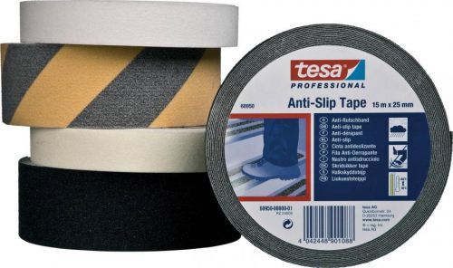 Protiskluzová páska tesa 60953-00000-00 60953-00000-00, (d x š) 15 m x 25 mm, akrylát, fluorescenční (světlá), 1 ks
