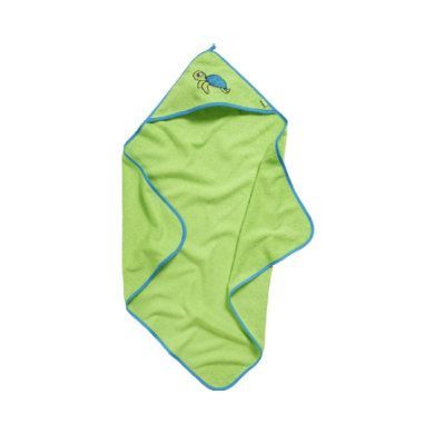 Playshoes Froté ručník s kapucí S child toad green