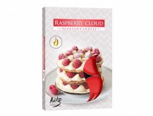 Nohelgarden Svíčka čajová MALINOVÝ DEZERT vonná 6ks