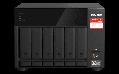 QNAP TVS-675-8G (8core 2,5GHz / 8GB RAM / 6xSATA / 2xM.2 NVMe slot / 2xPCIe / 2x2,5GbE / 1x HDMI 4K)