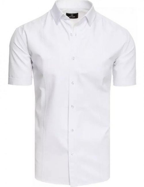 Bílá košile s krátkým rukávem