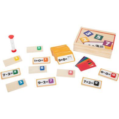 small foot ® Vzdělávací hra dřevěné puzzle matematika