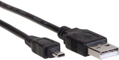Aq Usb kabel Kce018 - kabel Mini Usb 8pin M - Usb 2.0 A M, délka 1,8 m
