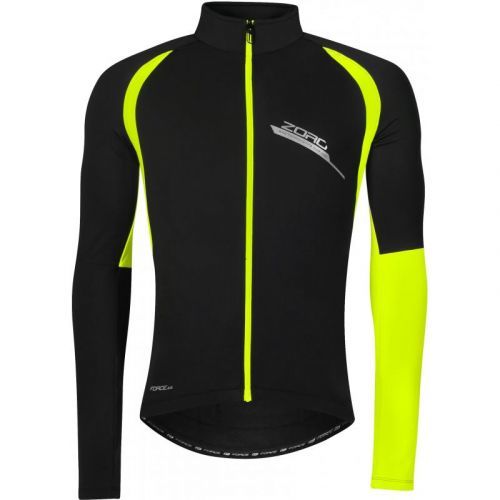 Dres Force Zoro 89981- pánský, dlouhý rukáv, černo-fluo - velikost 2XL