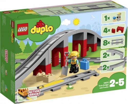 LEGO® DUPLO® 10872 Železnice můstek a koleje