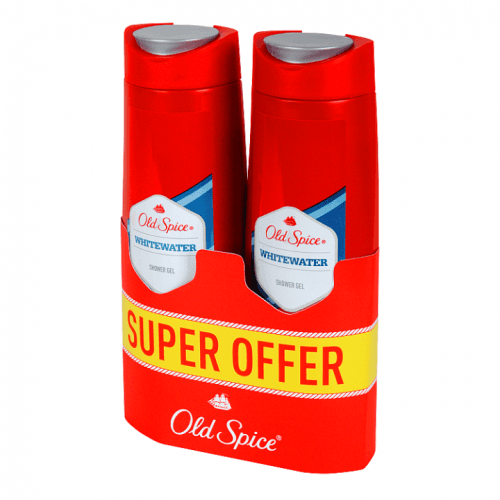 Old Spice Whitewater Sprchový Gel Pro Muže 2x400 ml