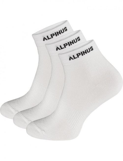 Kotníkové ponožky bílé Alpinus