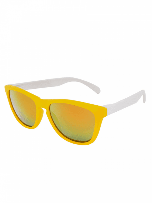 Sluneční brýle Nerd Cool žluto-bílé univerzální