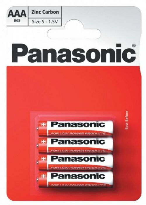 Baterie Panasonic AAA 1,5V LR03 mikrotužkové