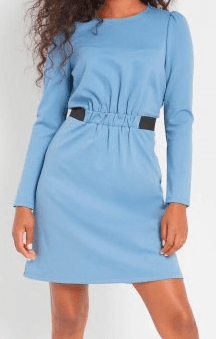 Dámské modré šaty Orsay