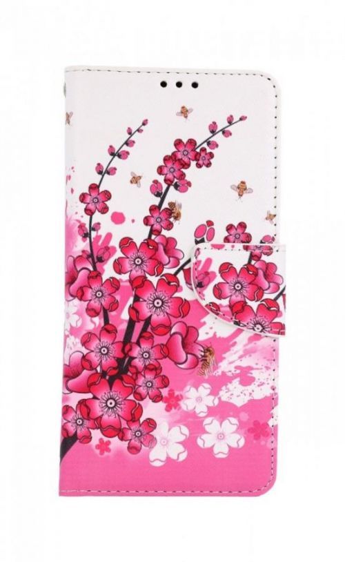 Pouzdro TopQ Xiaomi Mi 11 knížkové Kytičky textil 58328