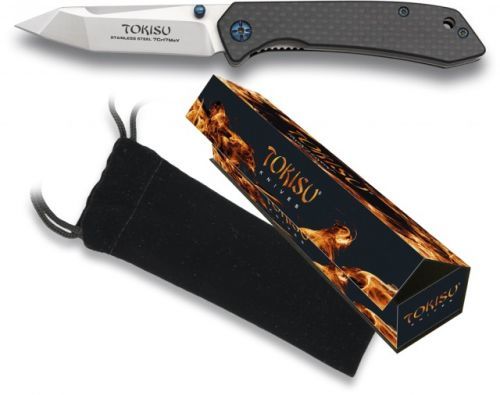 Zavírací nůž TOKISU Carbon fiber EDC 18451 G10