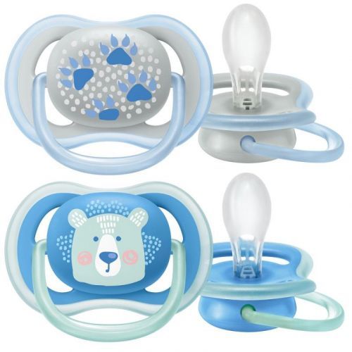 AVENT Šidítko Ultra air Pastel 6-18 m chlapec, 2ks