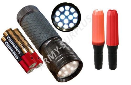 Baterka LED (svítilna) noční policejní set Magnum ESP