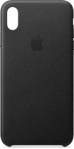 Apple Leder Case zadní kryt na mobil iPhone XS Max černá