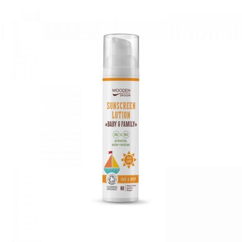 WoodenSpoon Baby & Family opalovací tělové mléko SPF30 100 ml