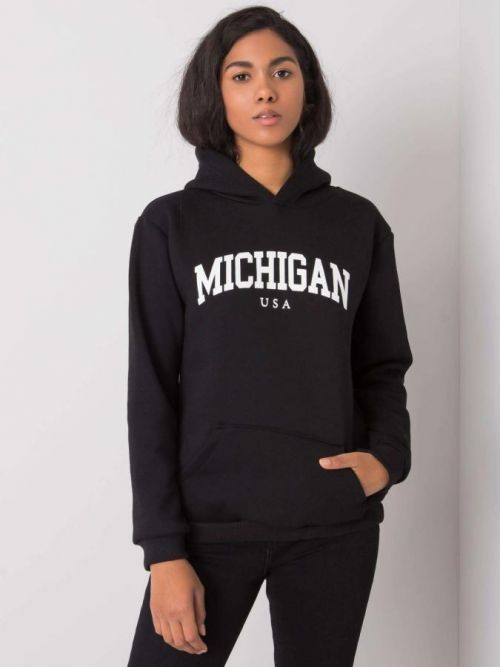 ČERNÁ DÁMSKÁ MIKINA MICHIGAN RV-BL-6672.99-BLACK Velikost: S/M