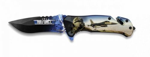 Nůž zavírací záchranář Air Force 3D polovystřelovací ALBAINOX  18135-A