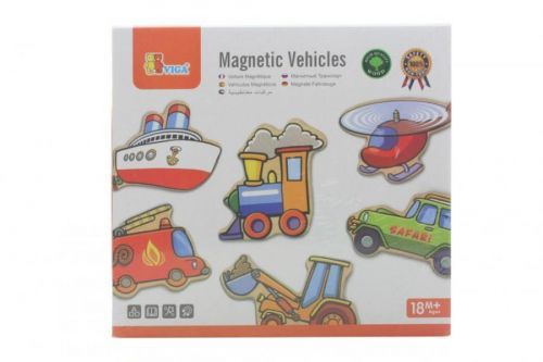 Lamps Dřevěné magnety 20 ks - dopravní prostředky