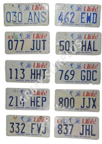 Poznávací značka na auto (License Plates) USA Utah Verze: 214