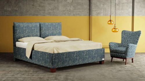 Materasso KINGSTONE - designová čalouněná postel (typ potahu B)