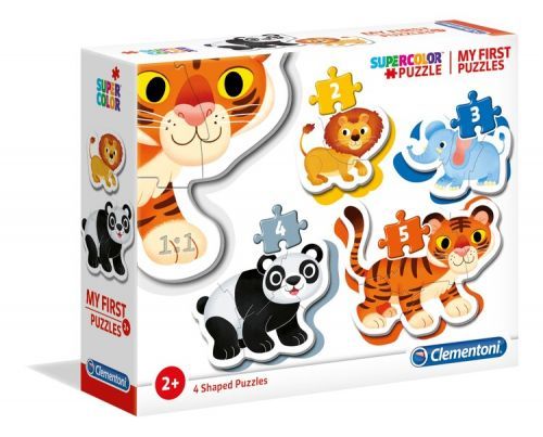 CLEMENTONI Puzzle Wild Animals