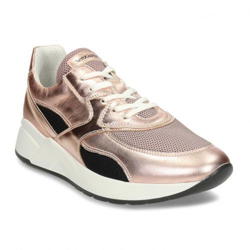 Zlaté kožené dámské tenisky