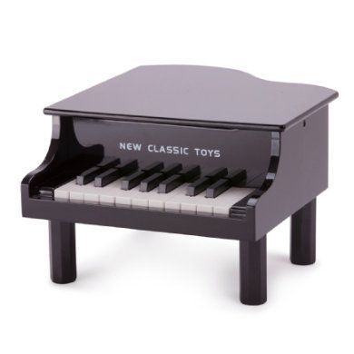 New Classic Toys grand piano černé 18 kláves